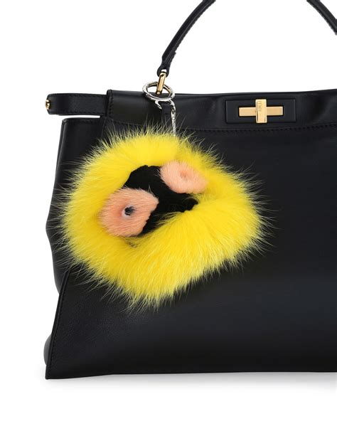 fendi monster bag charm|fendi fur monster.